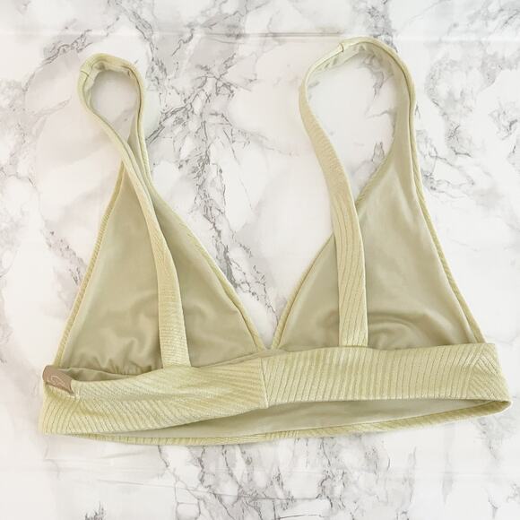 IMSY Claire Triangle Bikini Top Butter Yellow XS - Picture 5 of 6